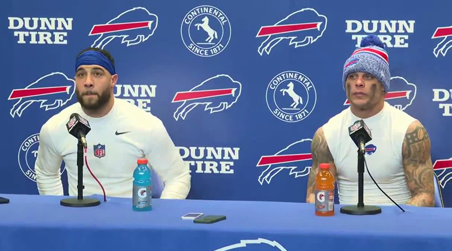 Micah Hyde and Jordan Poyer press conference after loss to Chiefs 2024